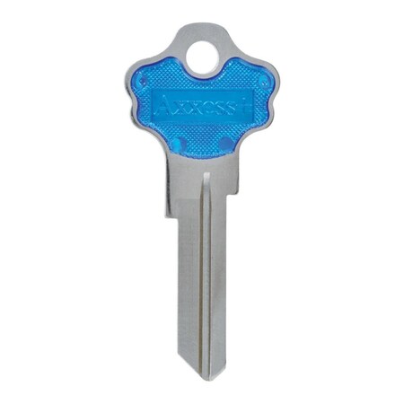 Homecare Products House of Office 97-Single Sided Universal Key Blank, Blue , 10PK HO153963